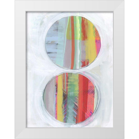 Art in Whites VI White Modern Wood Framed Art Print by Bellissimo Art
