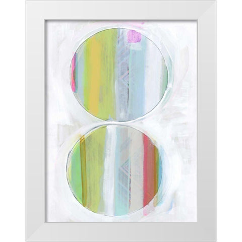 Art in Whites VII White Modern Wood Framed Art Print by Bellissimo Art