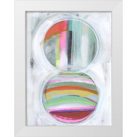 Art in Whites IX White Modern Wood Framed Art Print by Bellissimo Art