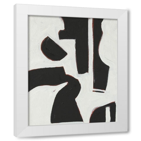 Six String I White Modern Wood Framed Art Print by Delamater, Rob