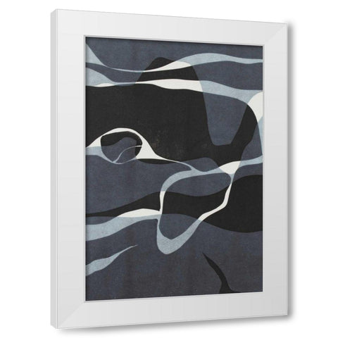 Naiad I White Modern Wood Framed Art Print by Delamater, Rob
