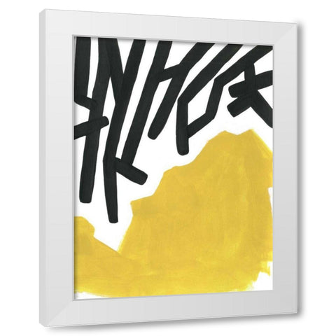 Color Block Maze III White Modern Wood Framed Art Print by Vess, June Erica