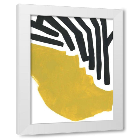 Color Block Maze VIII White Modern Wood Framed Art Print by Vess, June Erica