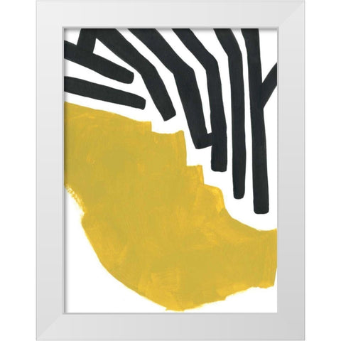 Color Block Maze VIII White Modern Wood Framed Art Print by Vess, June Erica
