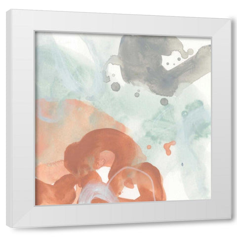 Clay Mist IV White Modern Wood Framed Art Print by Vess, June Erica