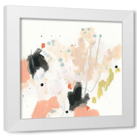 Palette Constellation I White Modern Wood Framed Art Print by Vess, June Erica