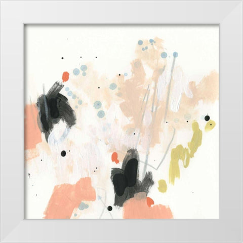 Palette Constellation I White Modern Wood Framed Art Print by Vess, June Erica