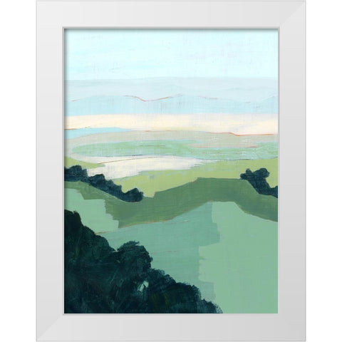 Halcyon Overlook I White Modern Wood Framed Art Print by Popp, Grace
