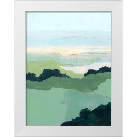 Halcyon Overlook II White Modern Wood Framed Art Print by Popp, Grace
