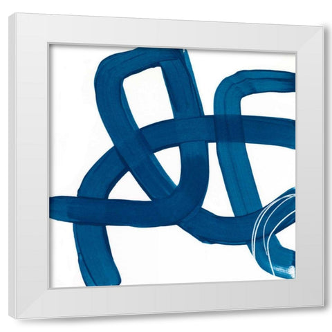 Spool I White Modern Wood Framed Art Print by Vess, June Erica