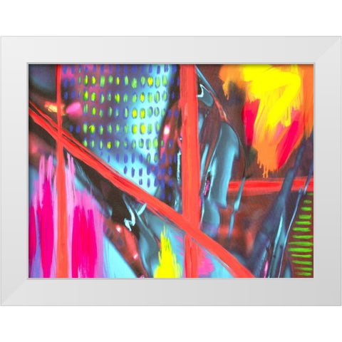 Color Crush I White Modern Wood Framed Art Print by Stramel, Renee W.