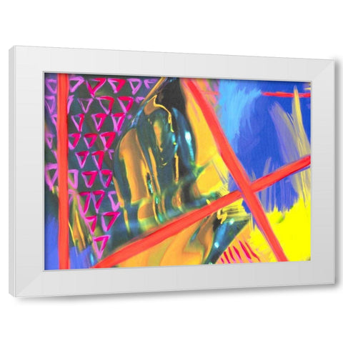 Color Crush II White Modern Wood Framed Art Print by Stramel, Renee W.