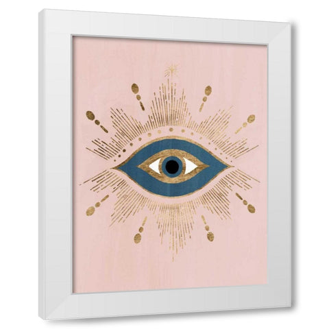 Seeing Eye I White Modern Wood Framed Art Print by Popp, Grace