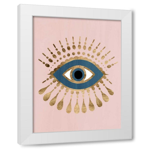 Seeing Eye II White Modern Wood Framed Art Print by Popp, Grace