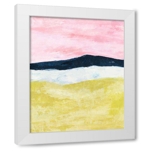 Spring Plain II White Modern Wood Framed Art Print by Warren, Annie