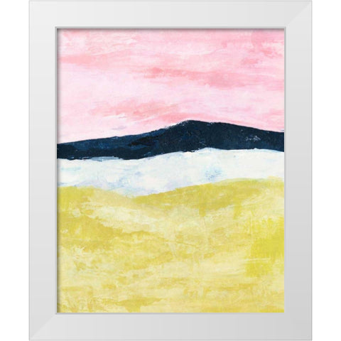 Spring Plain II White Modern Wood Framed Art Print by Warren, Annie
