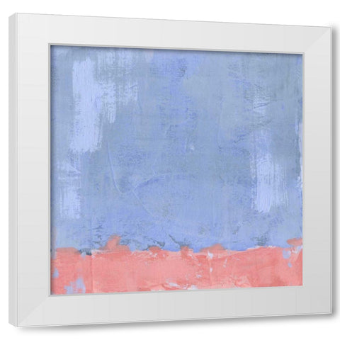 Pastel Pitch II White Modern Wood Framed Art Print by Green, Jacob