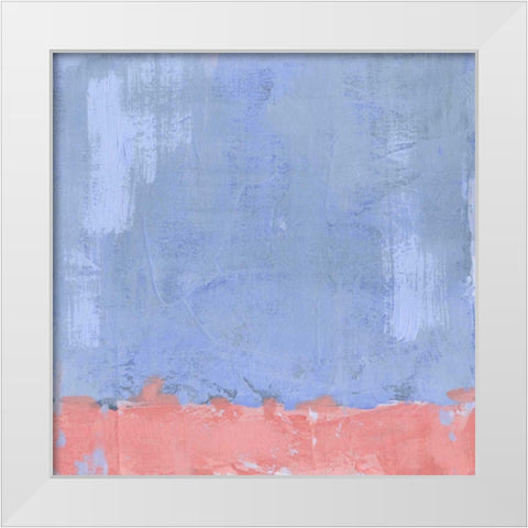 Pastel Pitch II White Modern Wood Framed Art Print by Green, Jacob