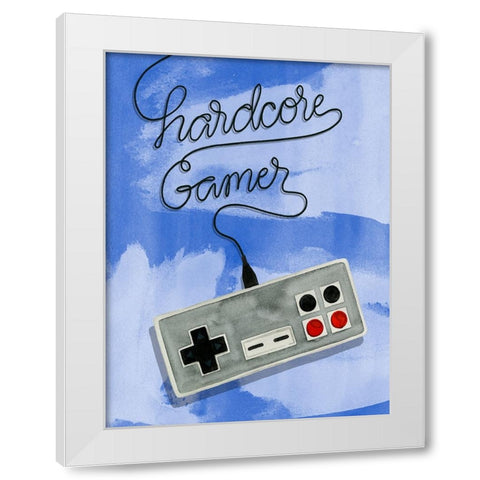 Hardcore Gamer I White Modern Wood Framed Art Print by Popp, Grace