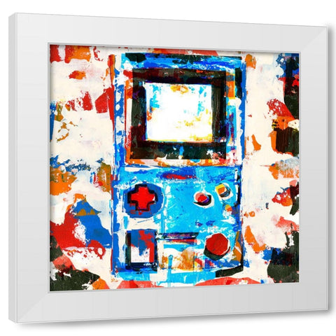 Bold Gamer II White Modern Wood Framed Art Print by Warren, Annie