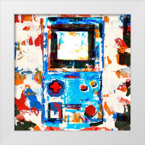 Bold Gamer II White Modern Wood Framed Art Print by Warren, Annie