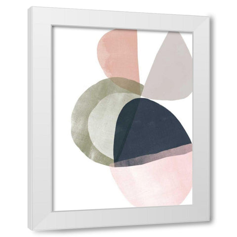 Encapsulate I White Modern Wood Framed Art Print by Vess, June Erica
