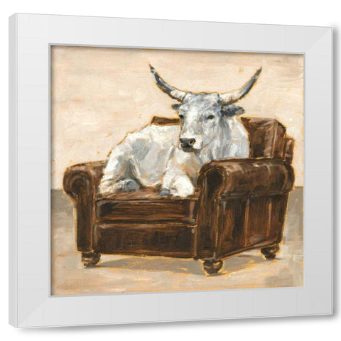 Refined Comfort II White Modern Wood Framed Art Print by Harper, Ethan