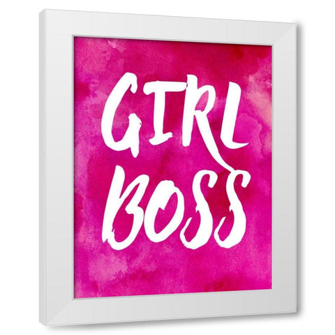 You Go I White Modern Wood Framed Art Print by Sizemore, Natalie