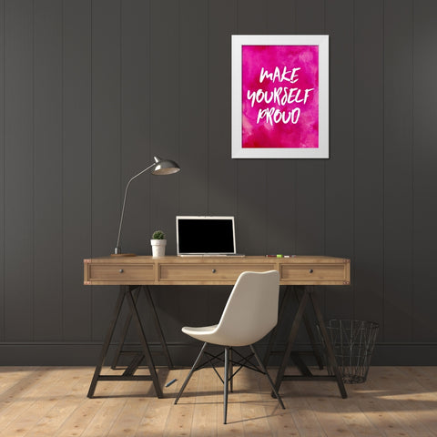 You Go II White Modern Wood Framed Art Print by Sizemore, Natalie