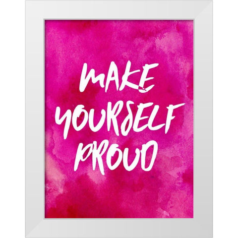 You Go II White Modern Wood Framed Art Print by Sizemore, Natalie