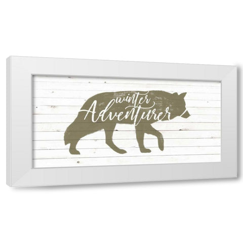 Lodge Hibernation II White Modern Wood Framed Art Print by Popp, Grace