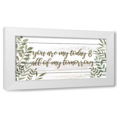 My Forever II White Modern Wood Framed Art Print by Popp, Grace