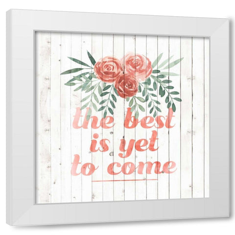 Sweet Wedding II White Modern Wood Framed Art Print by Popp, Grace