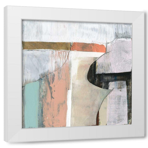 Sweet Collage I White Modern Wood Framed Art Print by Goldberger, Jennifer