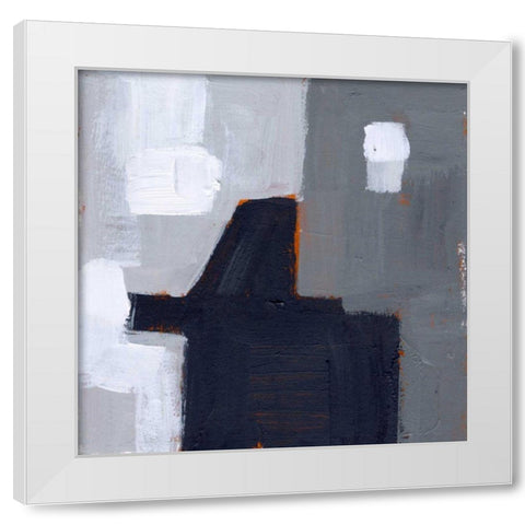 Concrete Wall III White Modern Wood Framed Art Print by Wang, Melissa