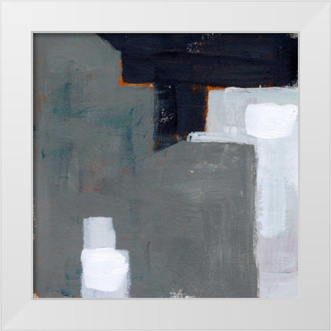 Concrete Wall IV White Modern Wood Framed Art Print by Wang, Melissa