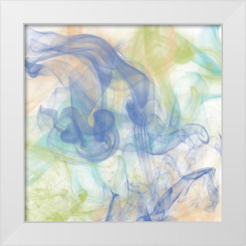 Tranquil Smoke II White Modern Wood Framed Art Print by Saunders, Alonzo