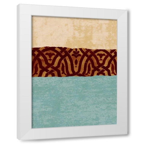 Revealed I White Modern Wood Framed Art Print by Saunders, Alonzo