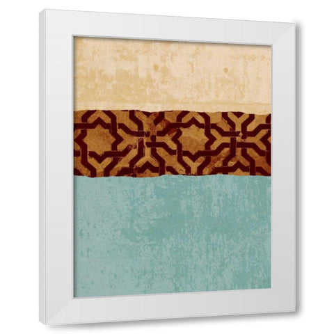Revealed II White Modern Wood Framed Art Print by Saunders, Alonzo