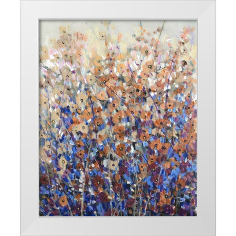 Fall Wildflowers I White Modern Wood Framed Art Print by OToole, Tim