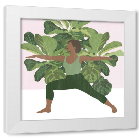 Namaste Home II White Modern Wood Framed Art Print by Popp, Grace