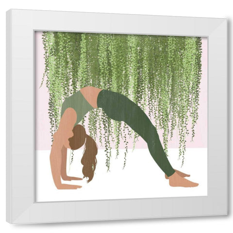 Namaste Home III White Modern Wood Framed Art Print by Popp, Grace