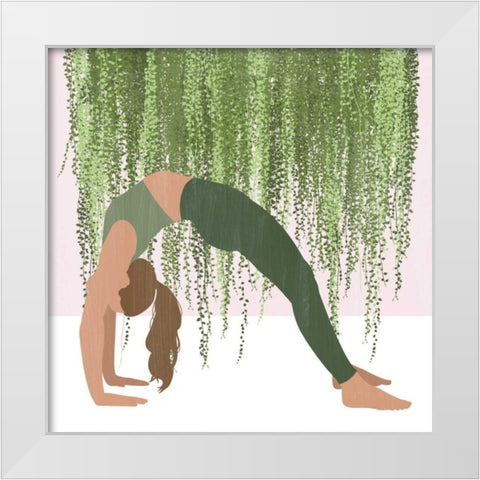 Namaste Home III White Modern Wood Framed Art Print by Popp, Grace