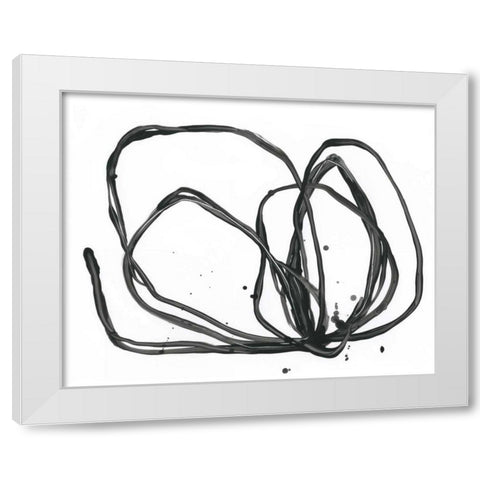 Twine Bundle I White Modern Wood Framed Art Print by Vess, June Erica