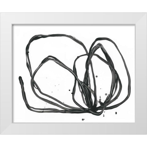 Twine Bundle I White Modern Wood Framed Art Print by Vess, June Erica