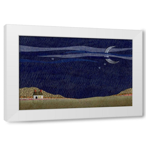 Tiny House IV White Modern Wood Framed Art Print by Savory, Susan