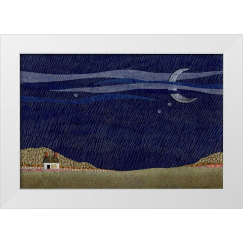 Tiny House IV White Modern Wood Framed Art Print by Savory, Susan