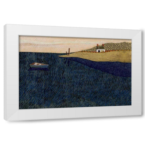 Tiny House V White Modern Wood Framed Art Print by Savory, Susan