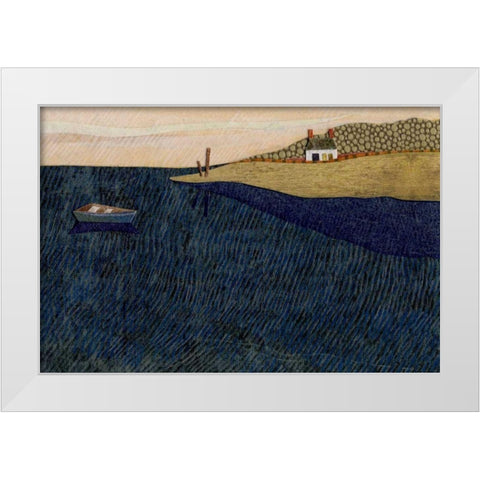 Tiny House V White Modern Wood Framed Art Print by Savory, Susan