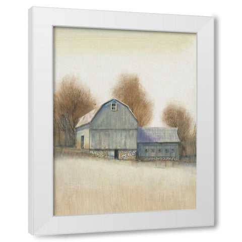Barn Side I White Modern Wood Framed Art Print by OToole, Tim